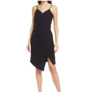 Chelsea 28 Side Ruched Faux Wrap Dress